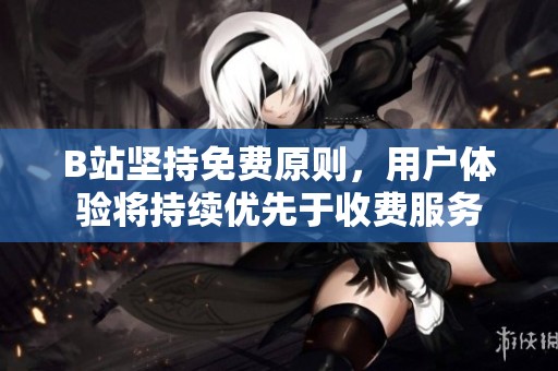 B站坚持免费原则，用户体验将持续优先于收费服务