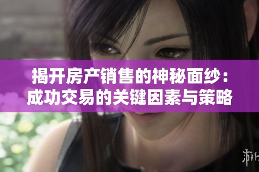 揭开房产销售的神秘面纱：成功交易的关键因素与策略分析