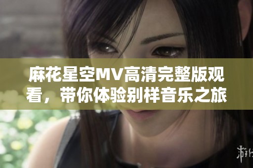 麻花星空MV高清完整版观看，带你体验别样音乐之旅