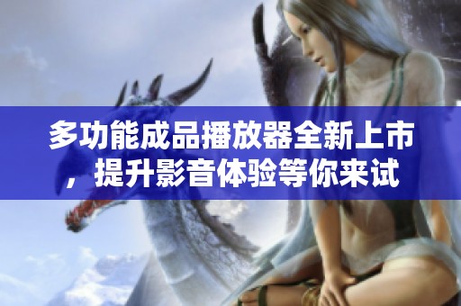 多功能成品播放器全新上市，提升影音体验等你来试